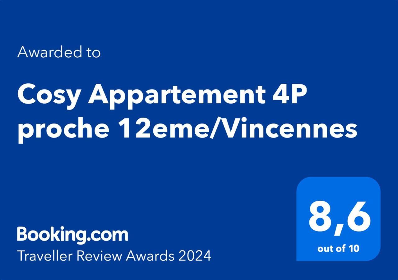 Cosy Appartement 4P Proche 12Eme/Vincennes Шарантон-ле-Пон Экстерьер фото